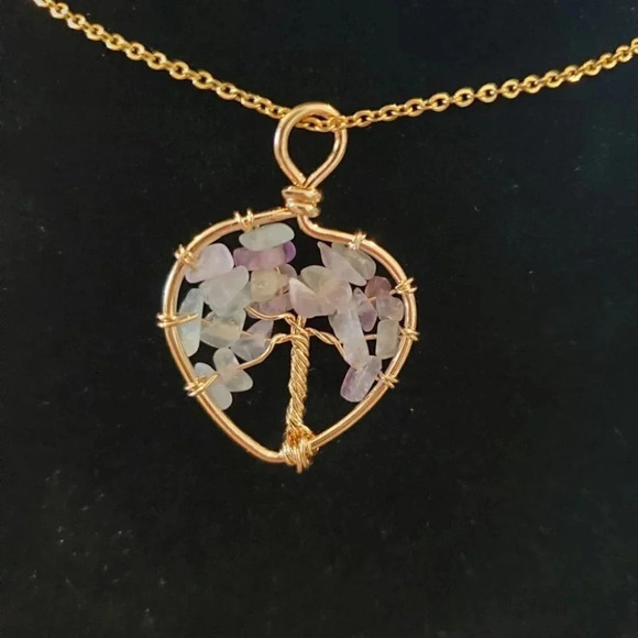 Wire Wrapped Tree Necklace - Picture 2 of 5